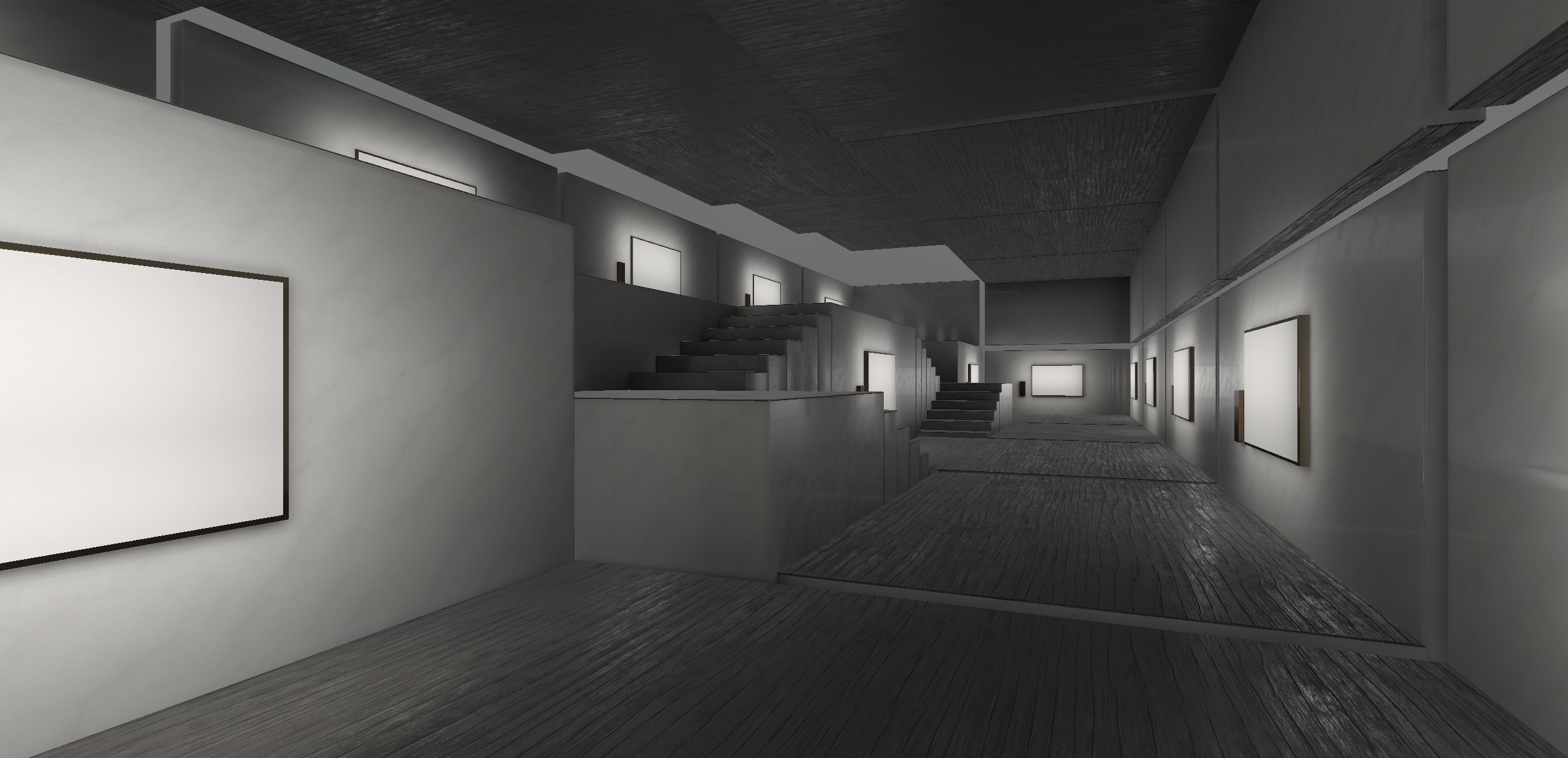【3Dモデル】cluster向け展覧会ギャラリー12種ホワイト（バンドル版)_Ver1.00 - Tomo Design Studio - BOOTH