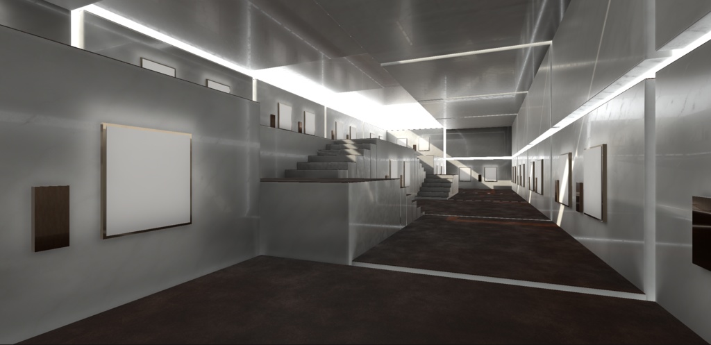 【3Dモデル】cluster向け展覧会ギャラリー12種ホワイト(バンドル版)_Ver1.00