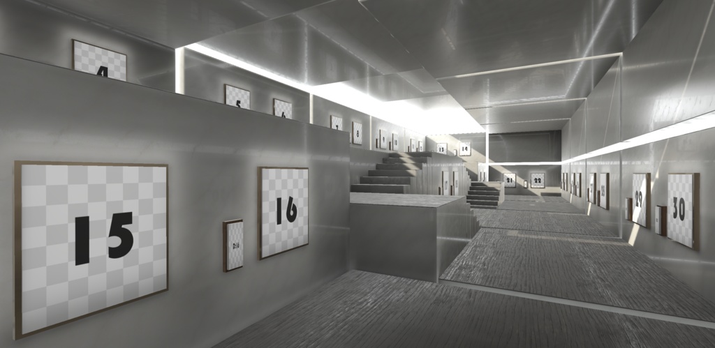 【3Dモデル】cluster向け展覧会ギャラリー12種ホワイト(バンドル版)_Ver1.00