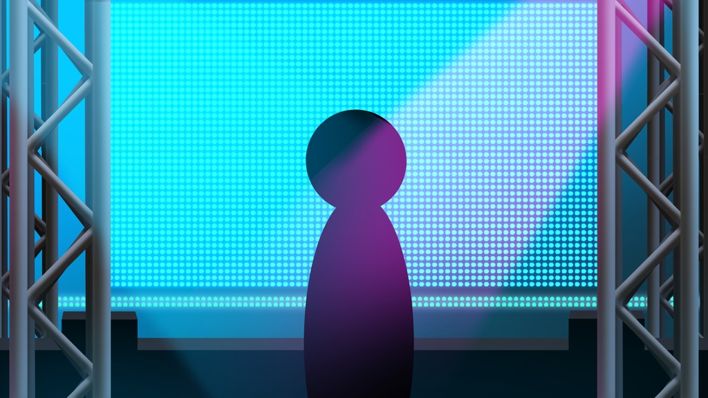 Vtuber/配信者向け ライブ会場 背景素材