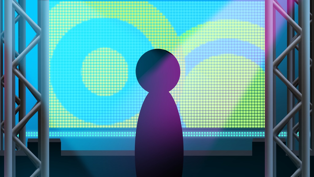 Vtuber/配信者向け ライブ会場 背景素材