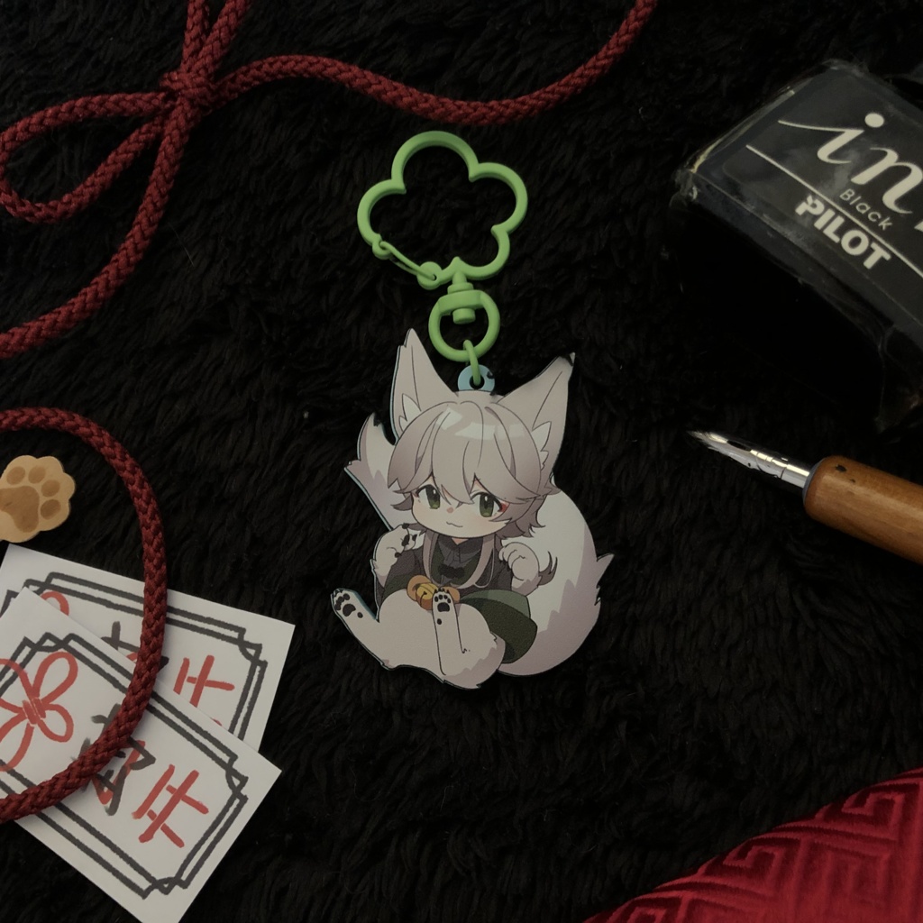 【デザフェス59】アクリルキーホルダー三種【狐の記憶】