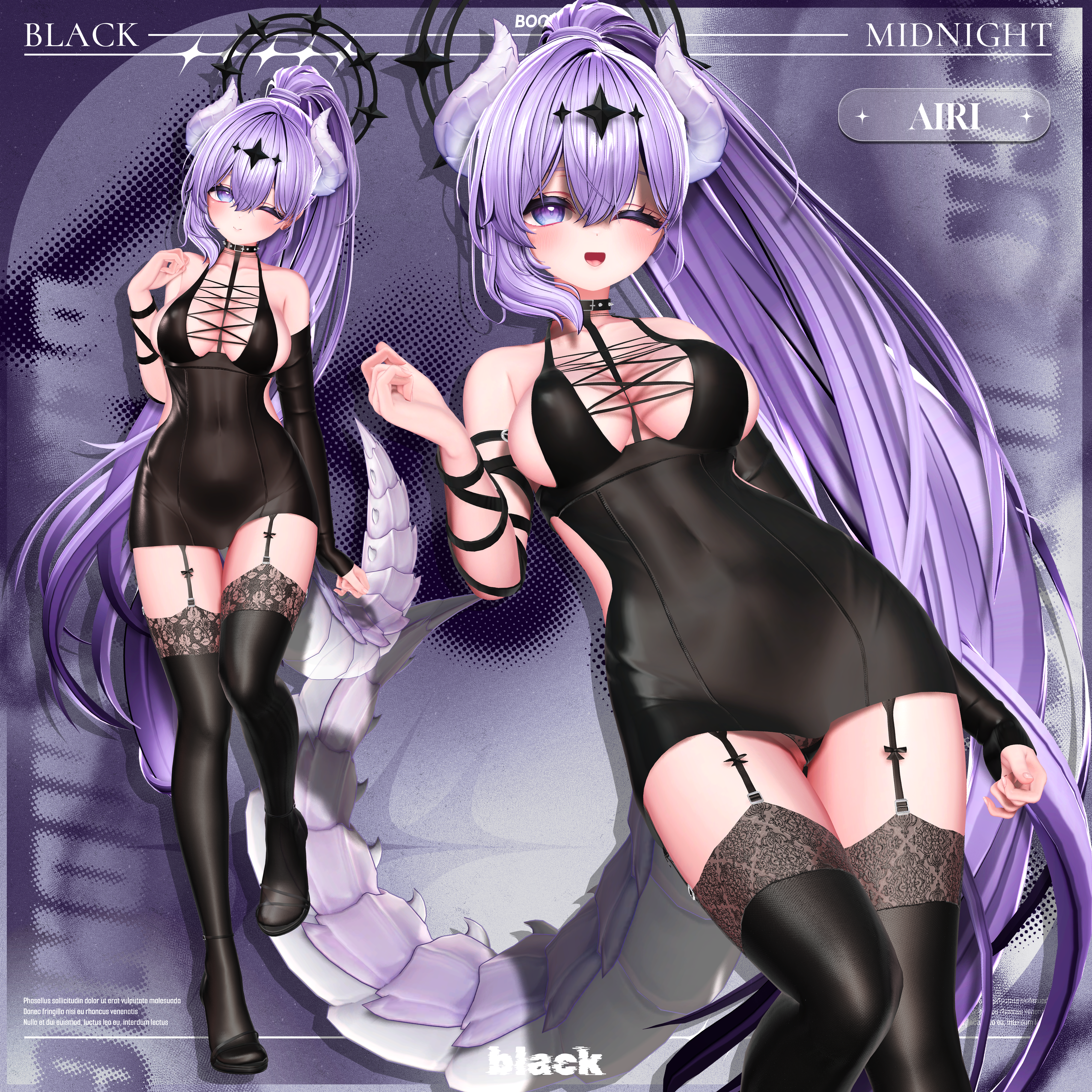 [4対応] ⯎❤ Black_Midnight ❤⯎