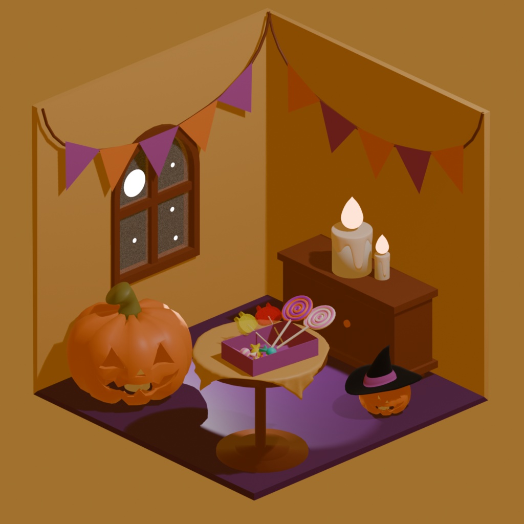 ハロウィンのお部屋