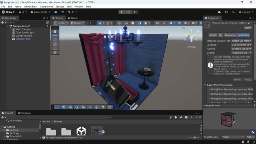 吸血鬼のお部屋