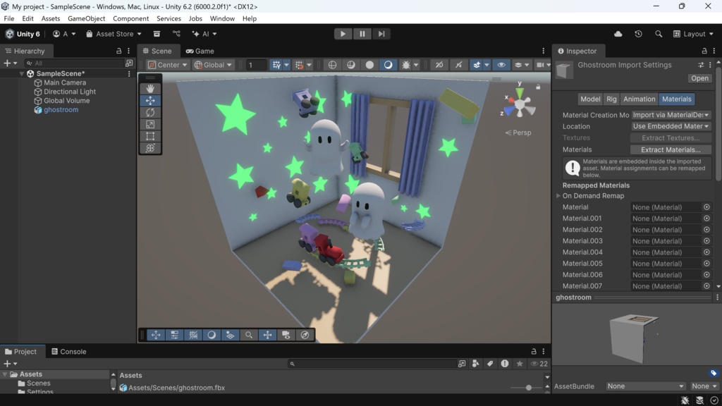 ゴーストの遊び部屋