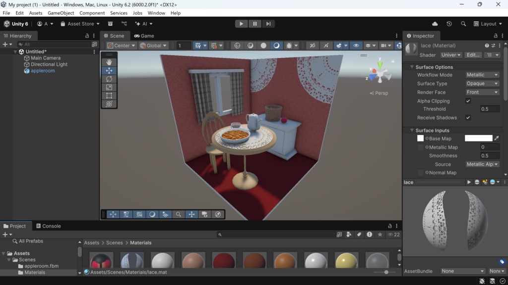 りんごがあるお部屋
