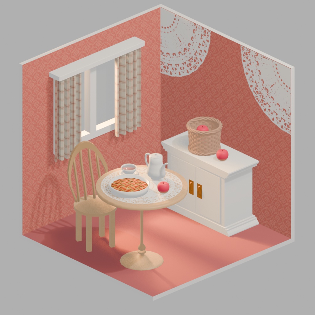 りんごがある部屋