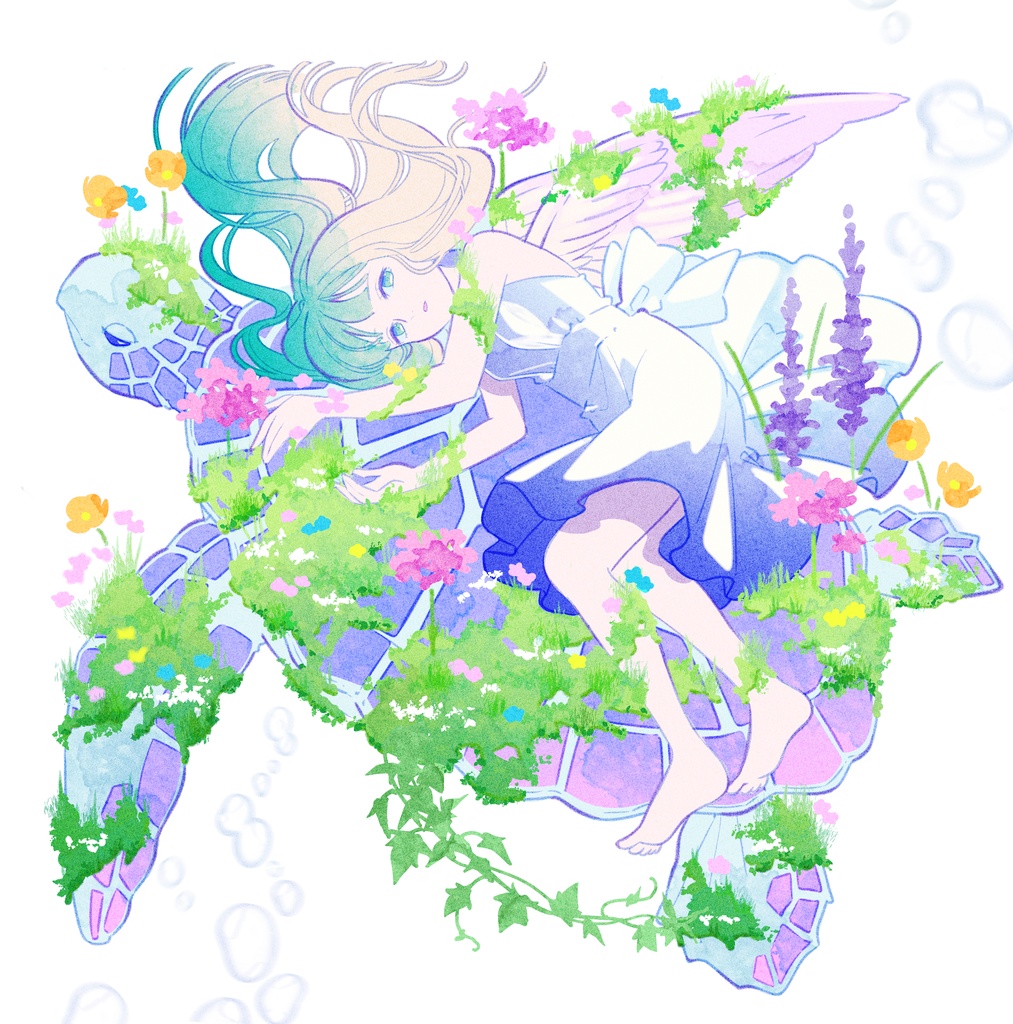 スクエアカード「揺蕩いのメドウガーデン」