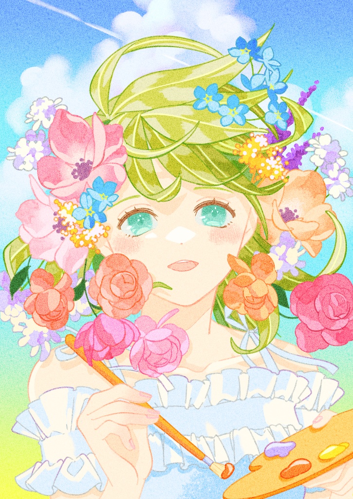 ポストカード「少女という花」