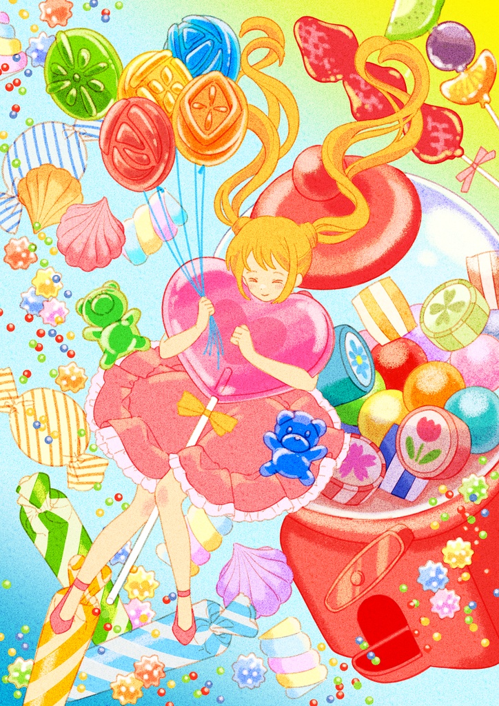 キャンバスプリント「メルティキャンディ」