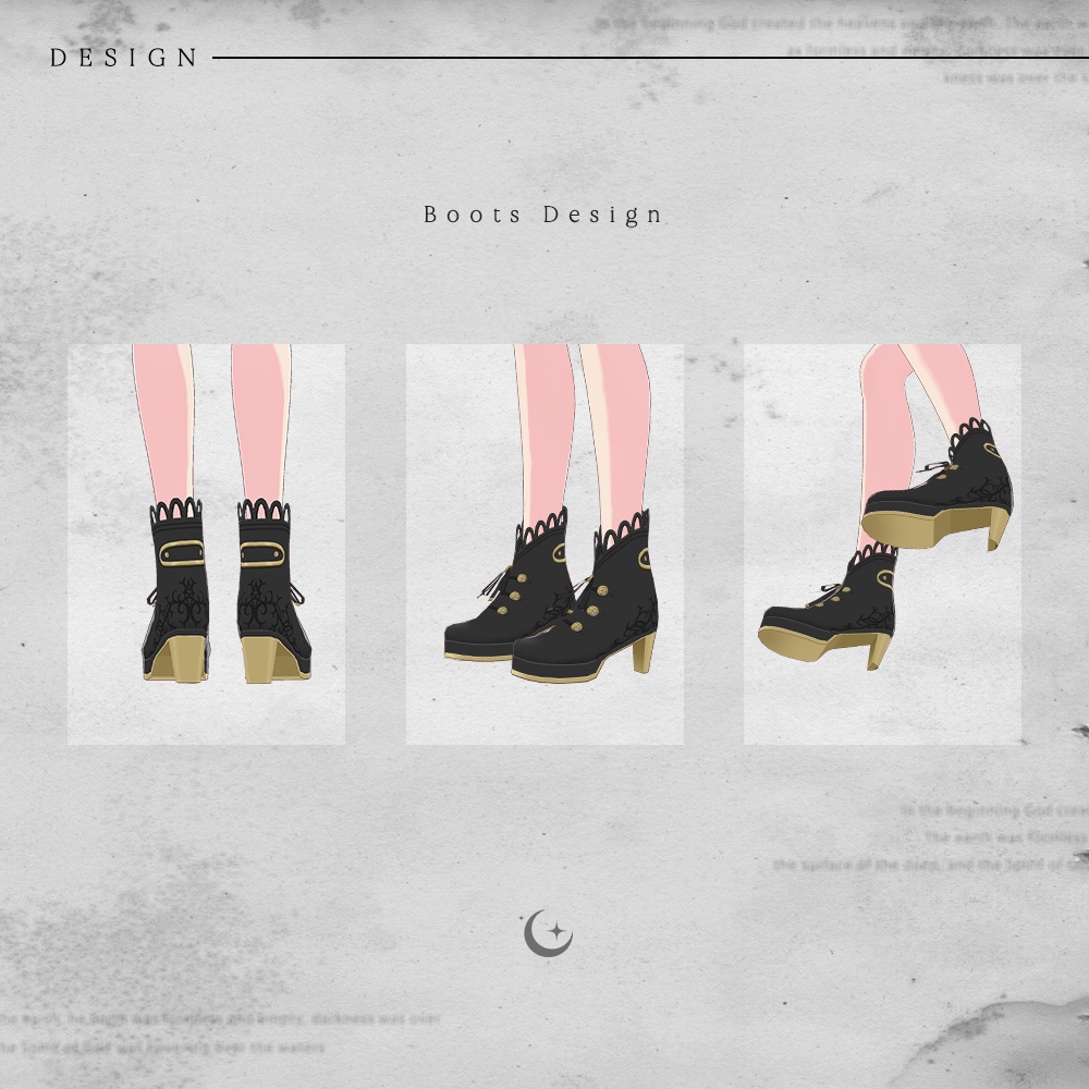 ゴシックシスターケープドレス / GothicSisterCapeDress / VRoid