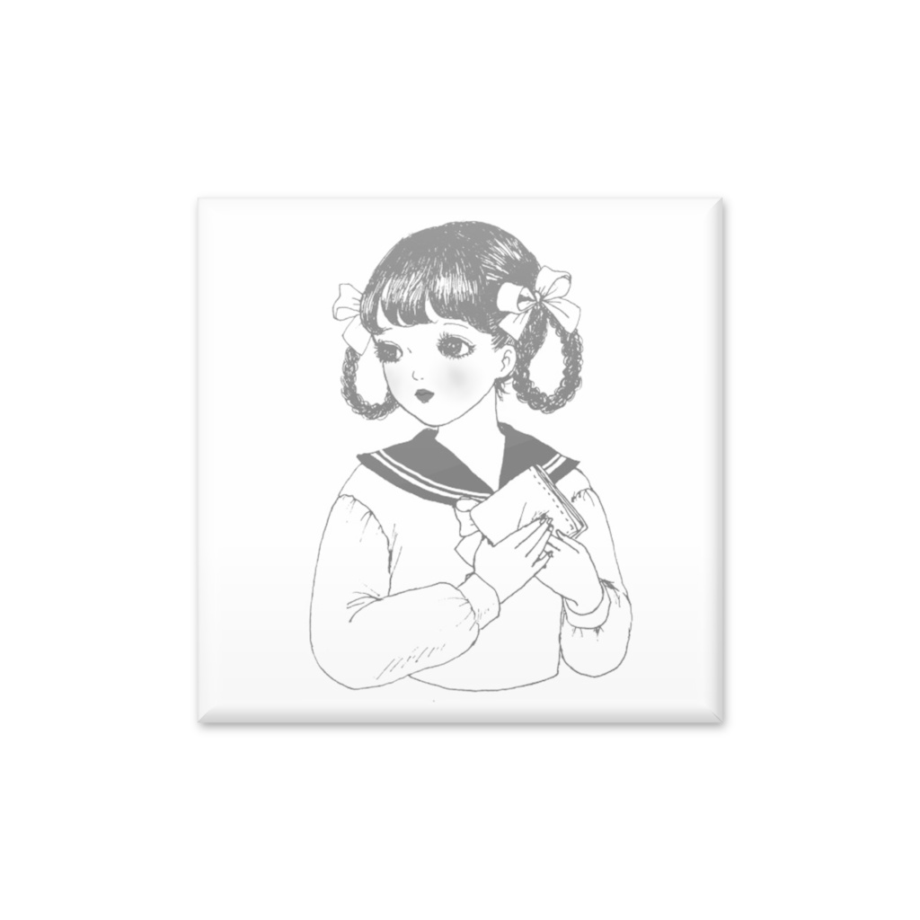 恋する少女 缶バッチ