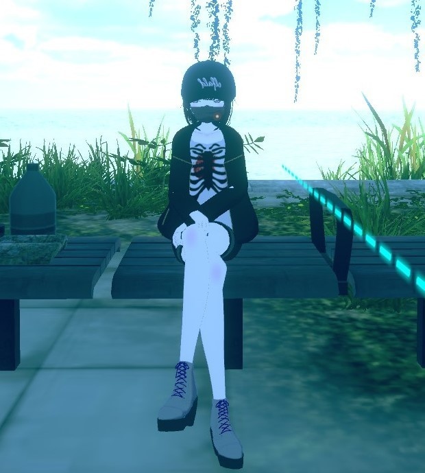 足組み座り