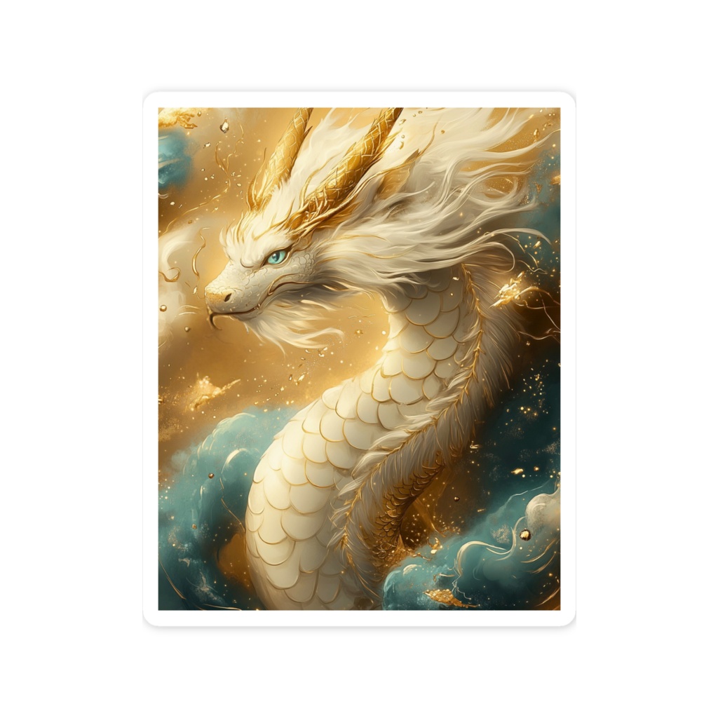 スマホステッカー|金龍