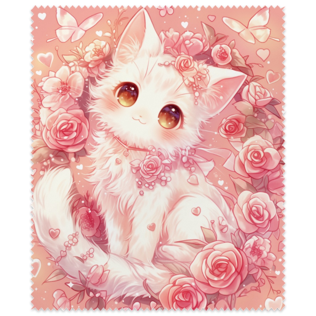 メガネ拭き_夢みる子猫