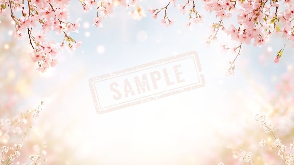 ZOOM背景_華やかなお花背景4種セット