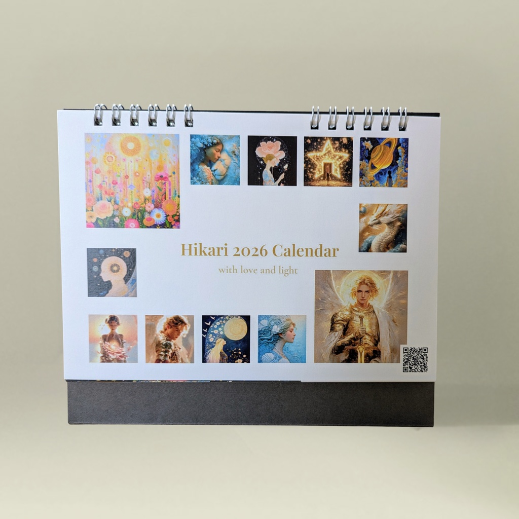 【2冊用/匿名配送】2026卓上カレンダー(B6サイズ)