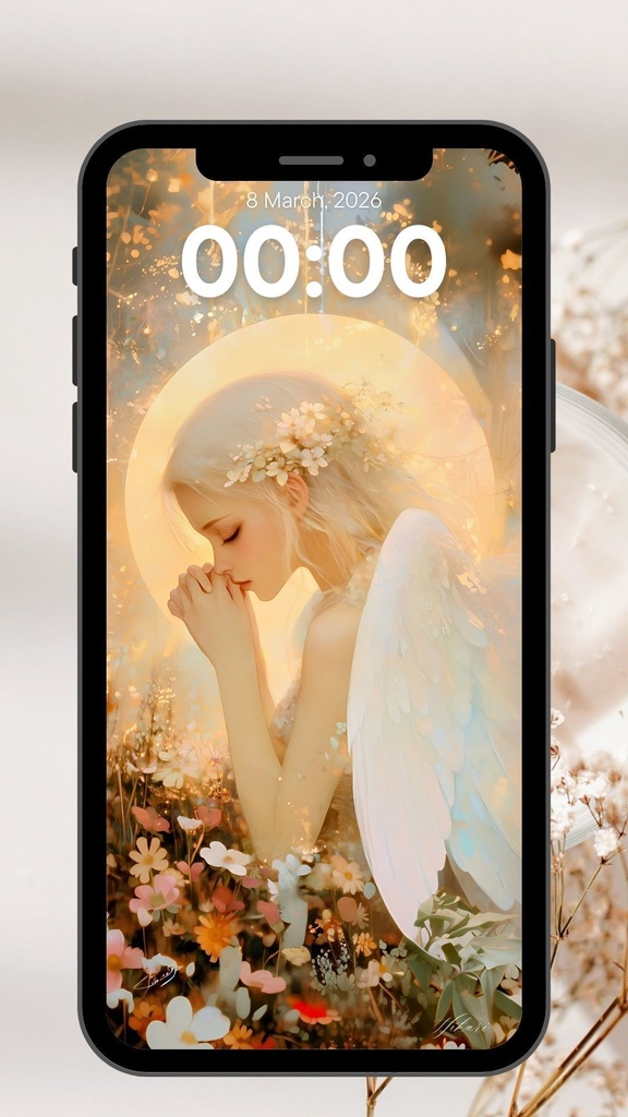 スマホ壁紙｜祈りの時間