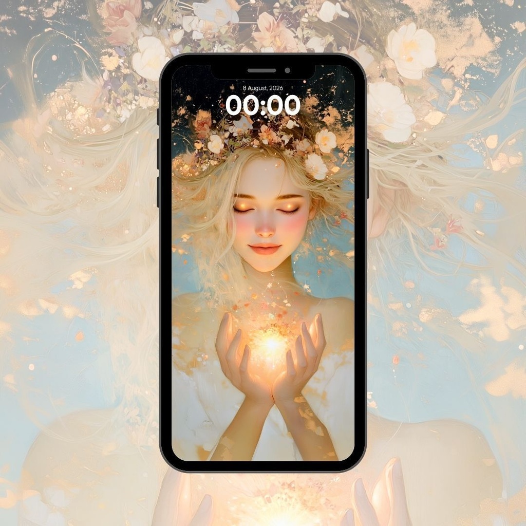 スマホ壁紙 ✧ やさしい光に満たされる