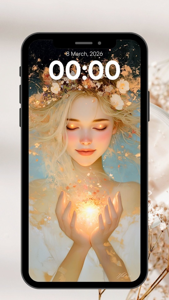 スマホ壁紙｜光を抱いて