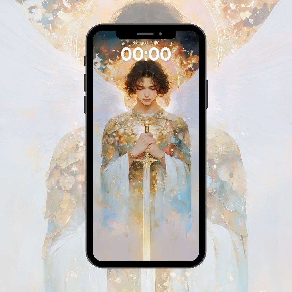 スマホ壁紙 ✧ 静かな光に導かれる