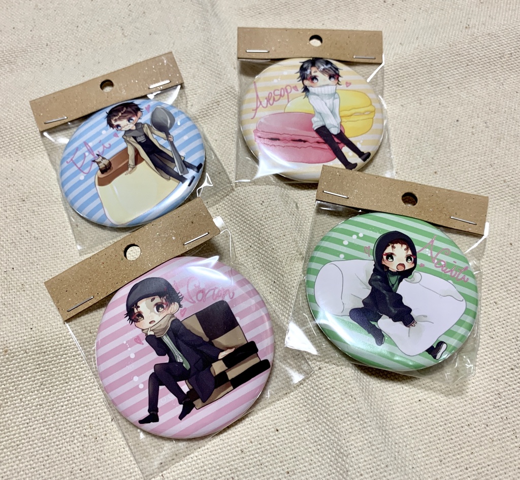 第五人格 スイーツ系缶バッチ
