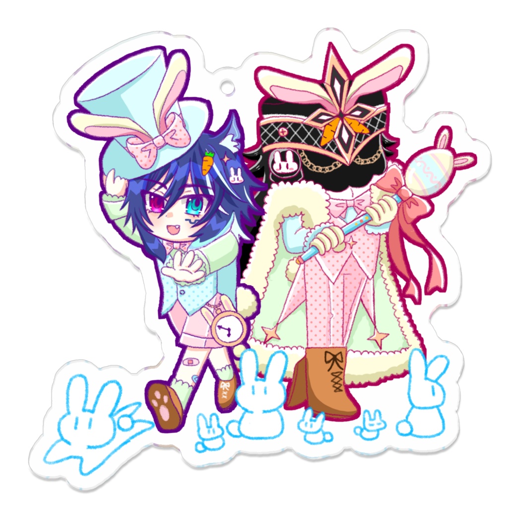 カピオロイースターアクキー(コーティングあり)