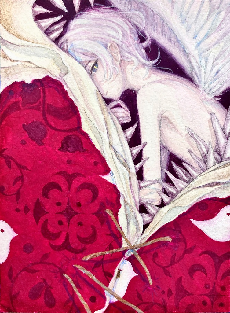 ミニ原画「swallowed_」