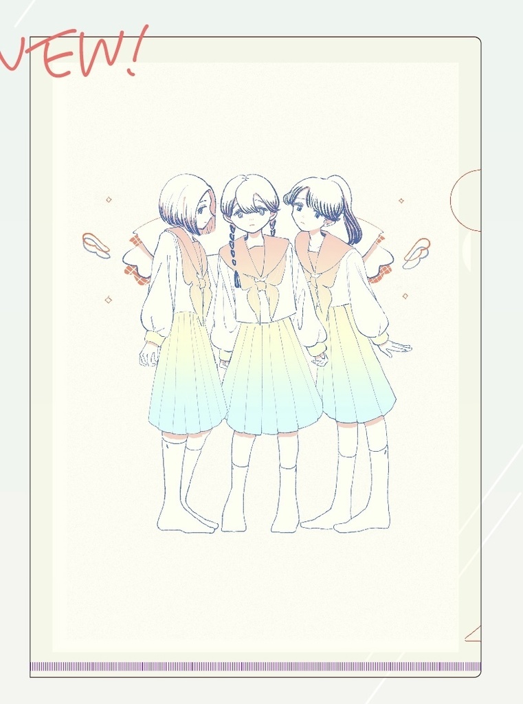 sailors A5クリアファイル