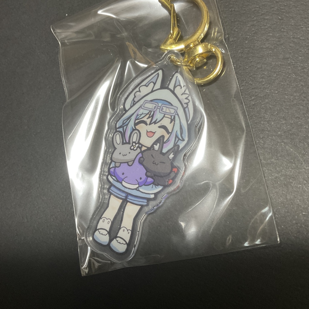 アクリルキーホルダー：パジャマミニキャラ