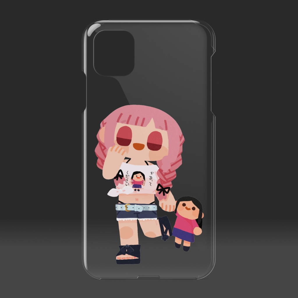 ihoneケース【かまってちゃんといっしょ】