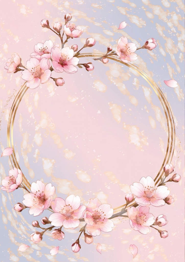 桜背景セット
