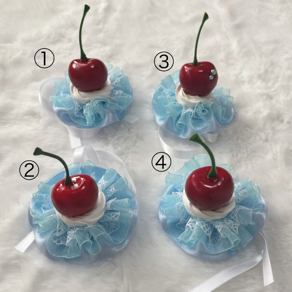 10/26(日)21時~ イベント持ち帰り分 さくらんぼヘッドドレス