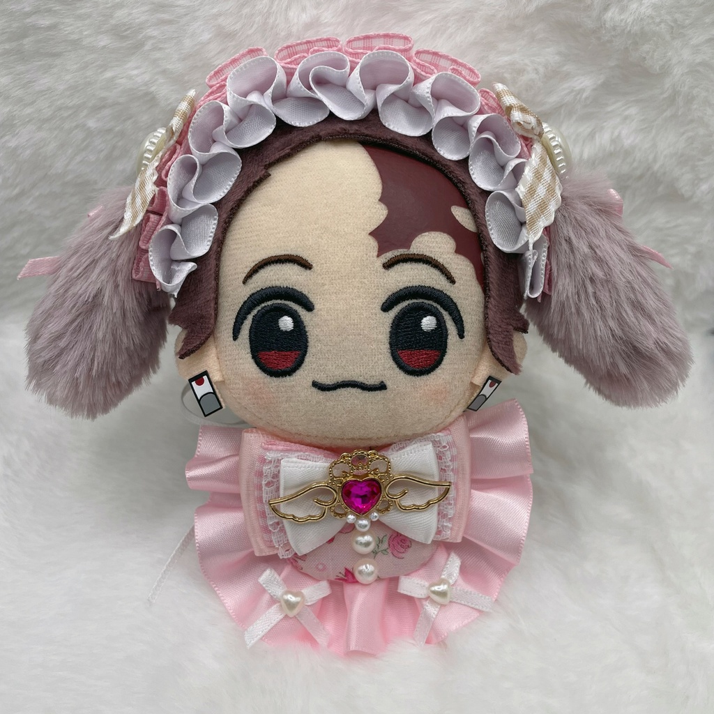 ぬい服 うさ耳ヘッドドレス&スタイ / アイスクリームヘッドドレス