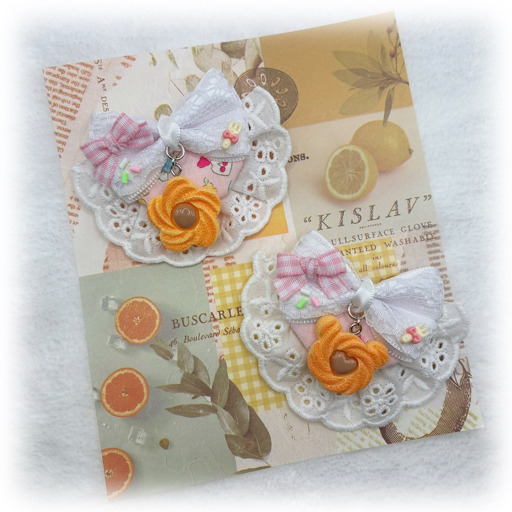  ʚぬい服ɞ cookie bib 🍪 ♡*゜ 約10~14cmサイズ