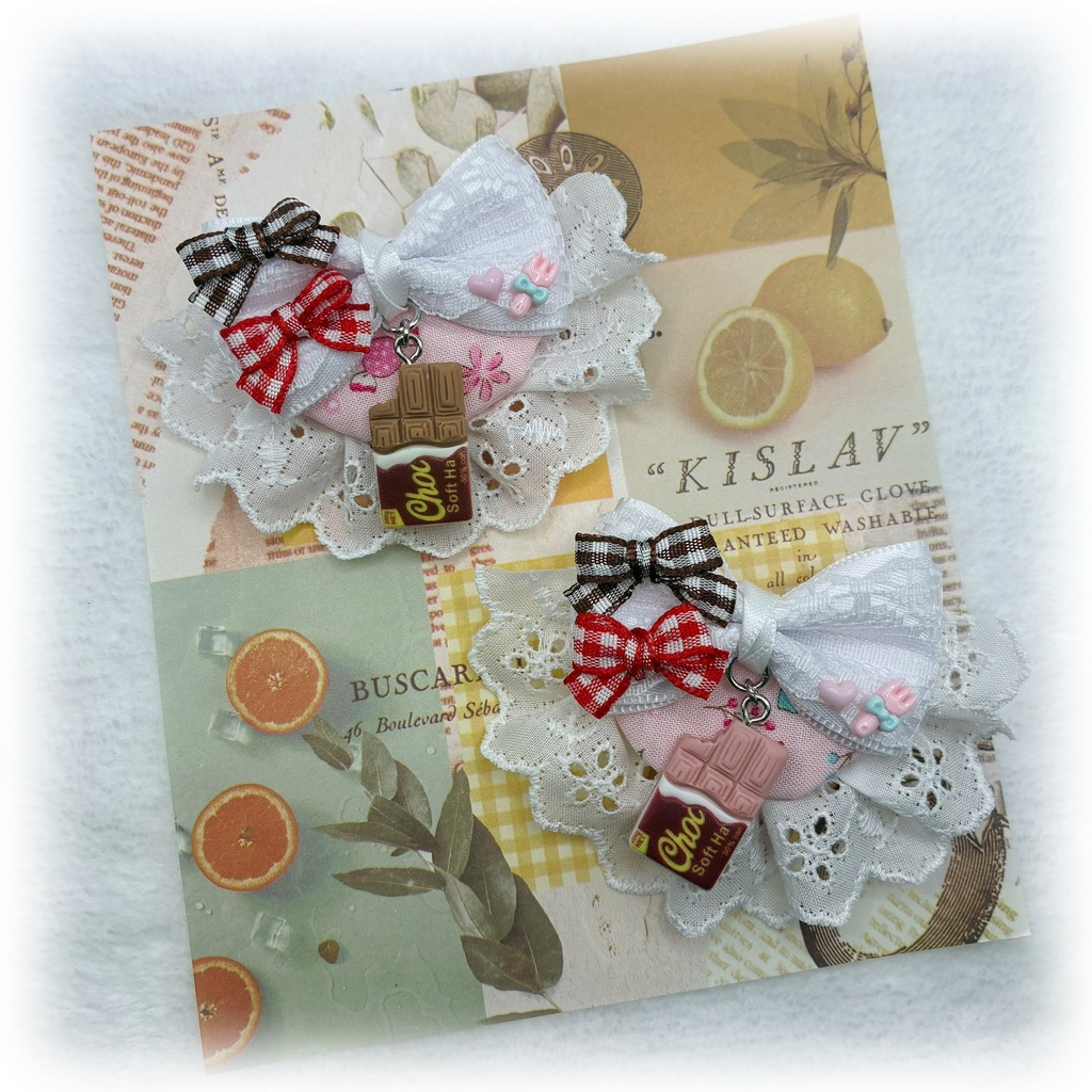 ʚぬい服ɞ chocolate bib 🍫 ♡*゜約10~14cmサイズ