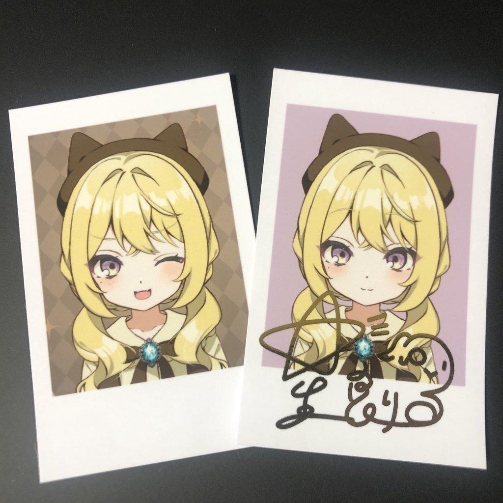 【在庫品】星良りるインスタントフォト風カード