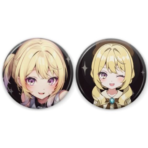 【在庫品】星良りる1周年記念缶バッチセット