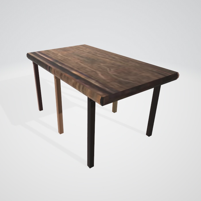 ３dモデル　素材　テーブル　机　