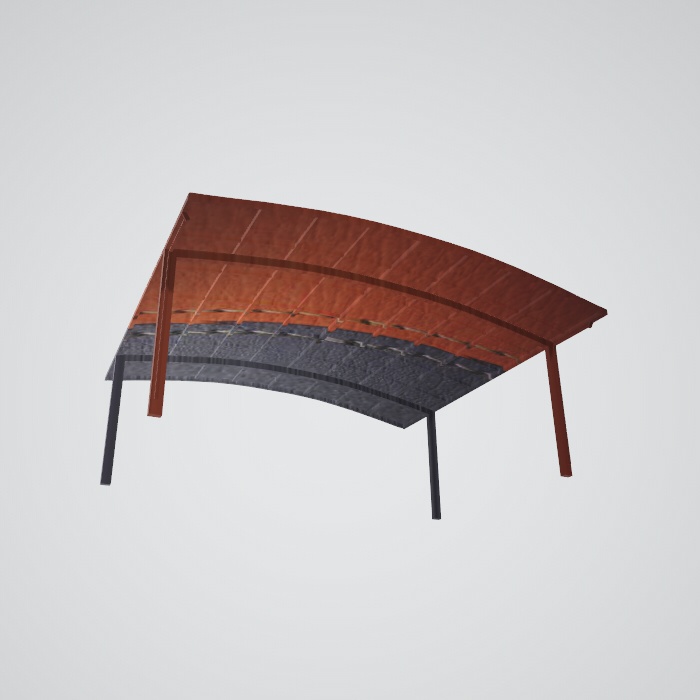 3dモデル カーポート