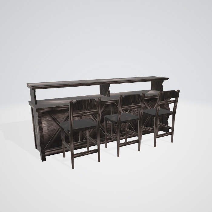 ３ｄモデル　机　イス　チェア　テーブル　カウンター