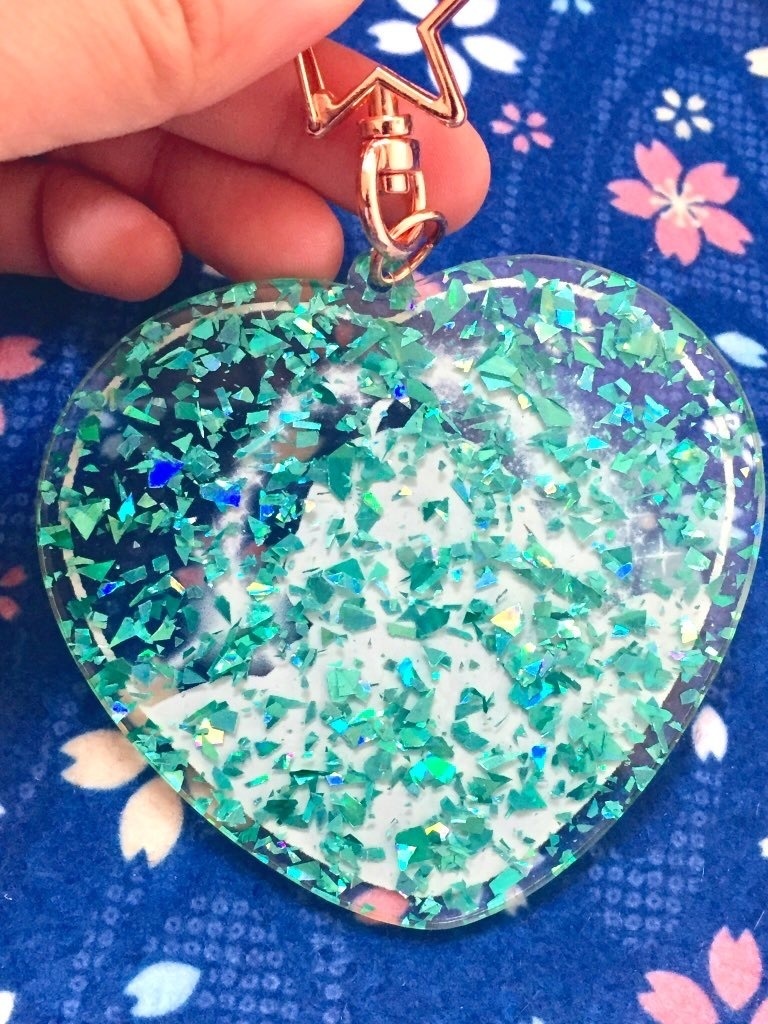 《リリカルなのは》ユーノ君ハート型アクキー