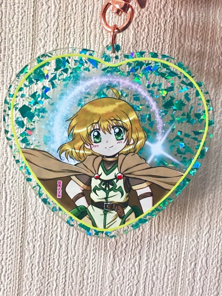 《リリカルなのは》ユーノ君ハート型アクキー