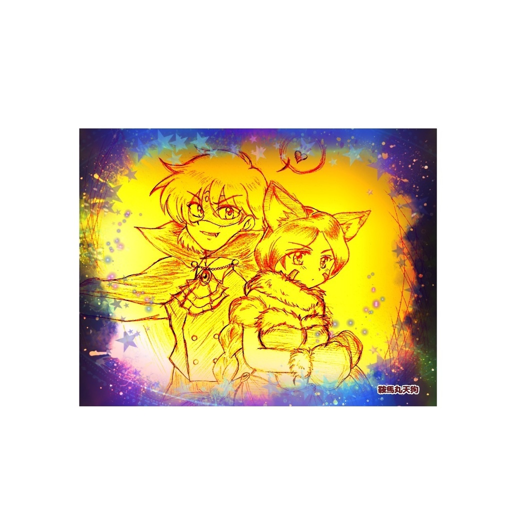 《天外魔境 第四の黙示録》エース&夕能 ハロウィン風アクリルキーホルダー