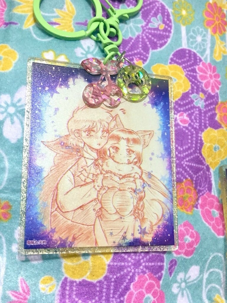《天外魔境 第四の黙示録》チェリー&夕能 ハロウィン風アクリルキーホルダー