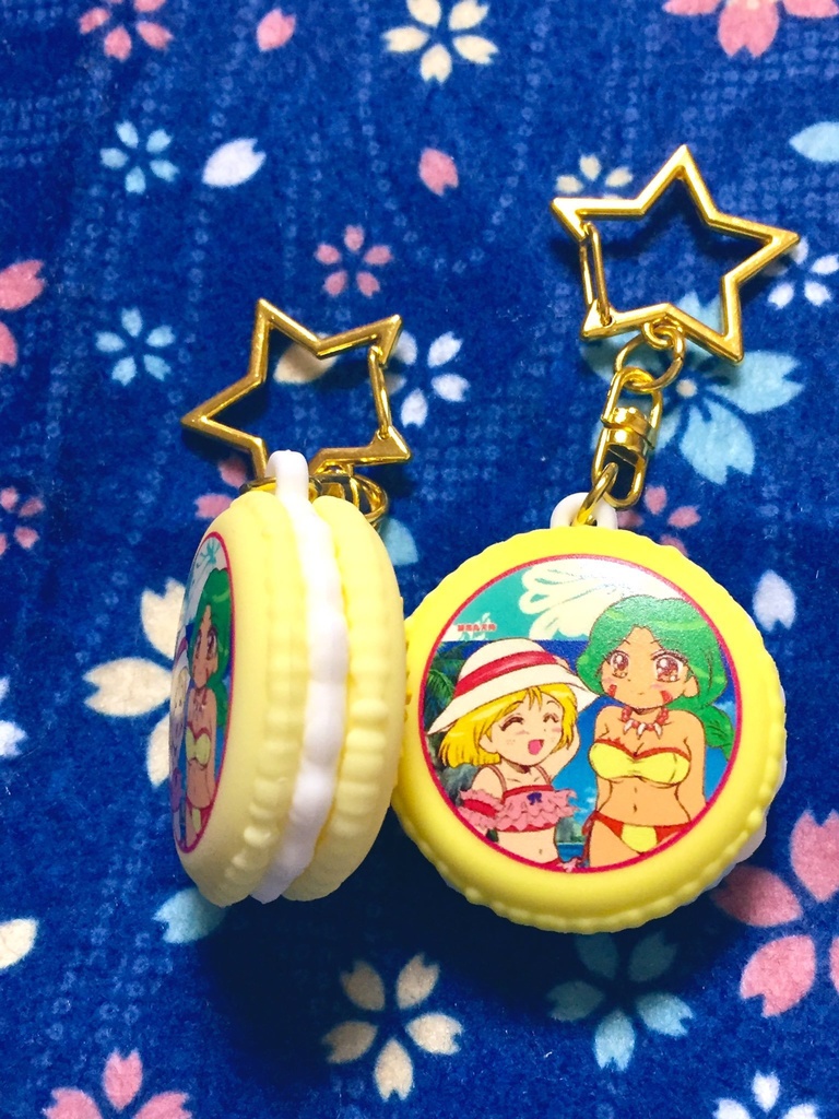 《天外魔境 第四の黙示録》夢見&夕能 ひまわりマカロンキーホルダー