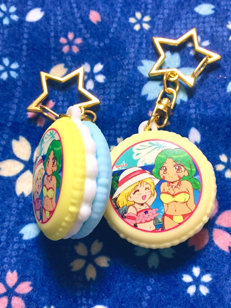 《天外魔境 第四の黙示録》夢見&夕能 ひまわりマカロンキーホルダー