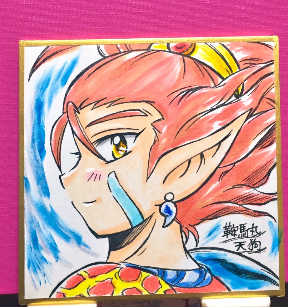 天外キャラ色紙 豆サイズ