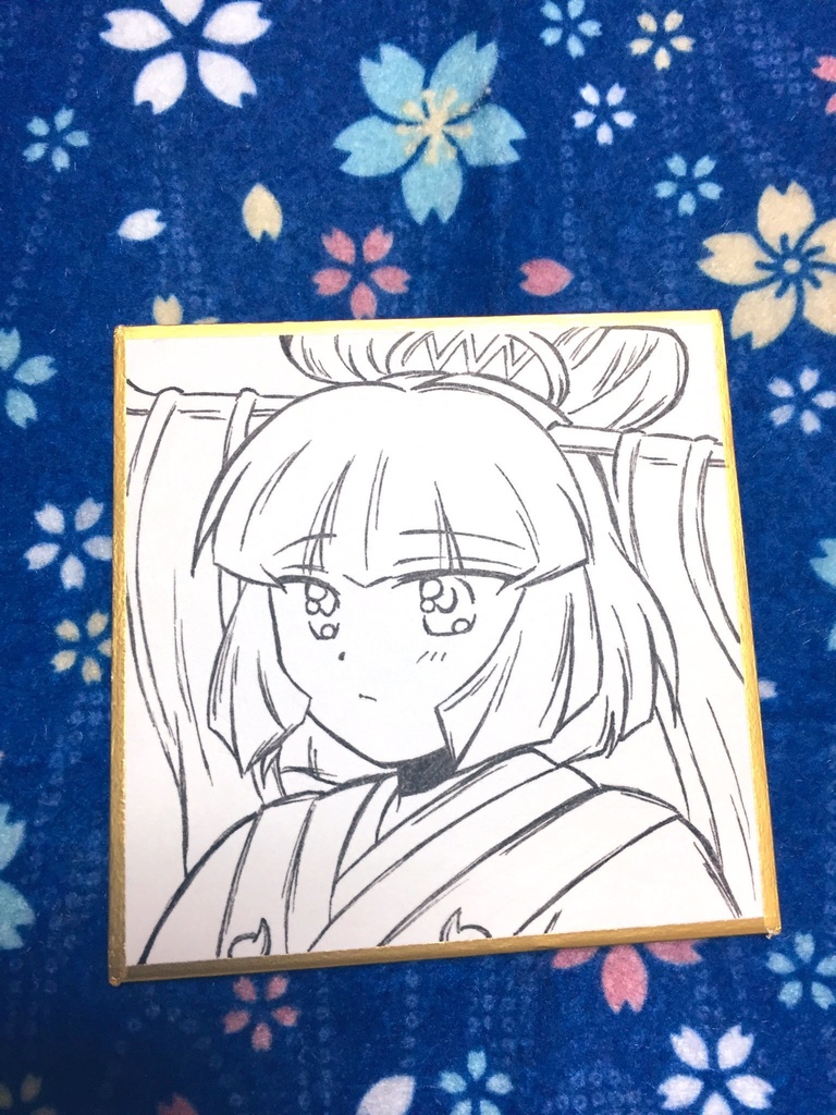 天外キャラ色紙 豆サイズ